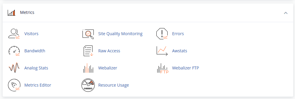 metrics cpanel