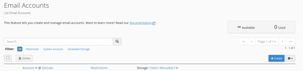 membuat email account