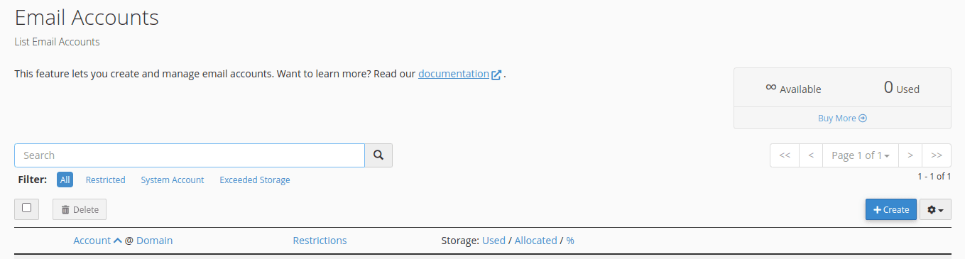 create email