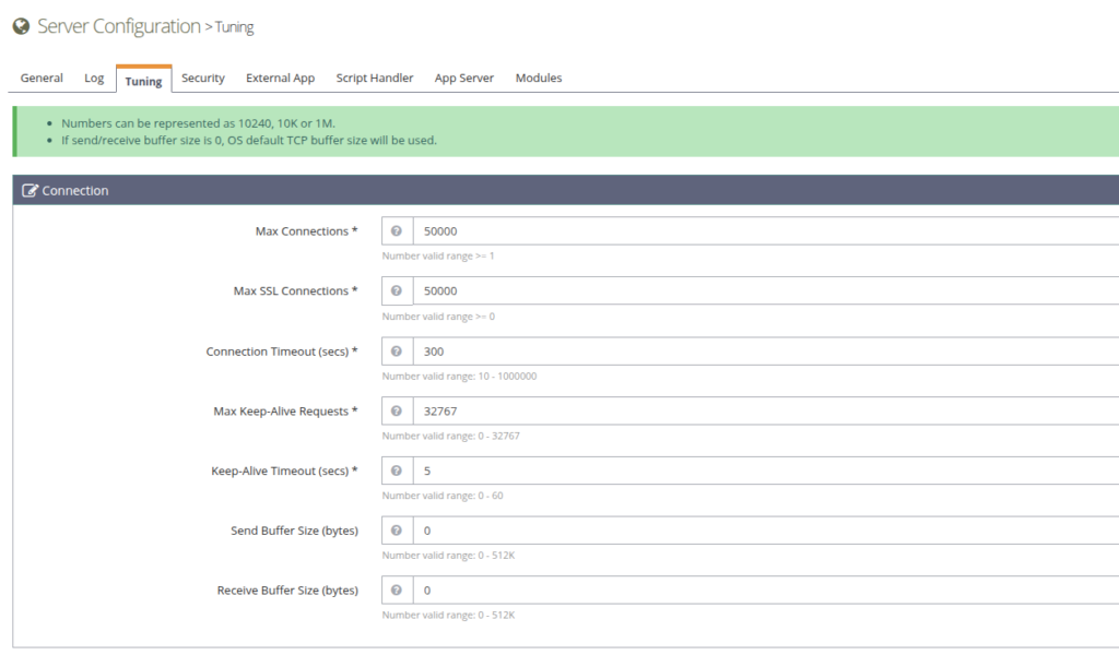 meningkatkan Max Connection untuk optimasi openlitespeed