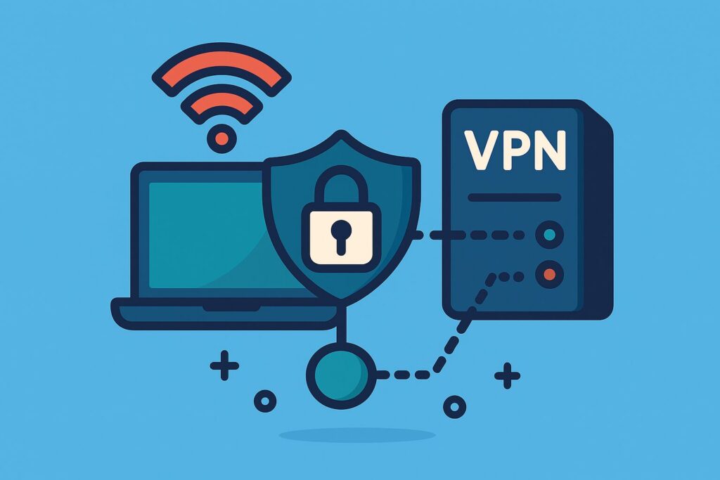 ilustrasi cara kerja vpn