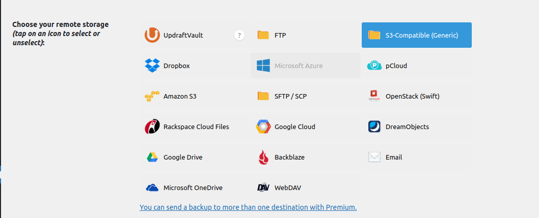 pilih metode backup