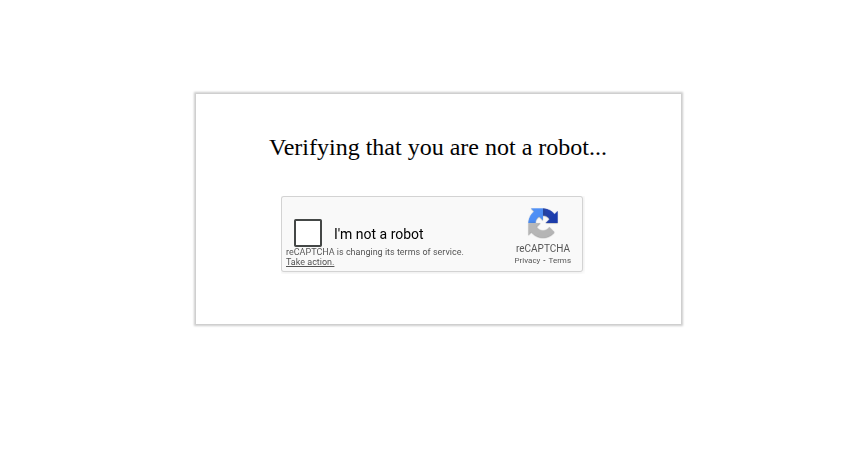 hasil reCAPTCHA